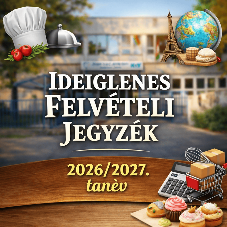 Ideiglenes felvételi jegyzék 2026/2027. tanév