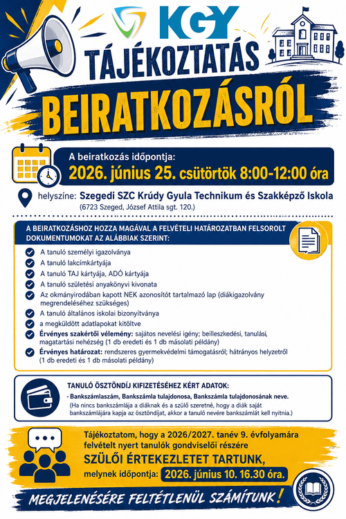 Beiratkozás 2026